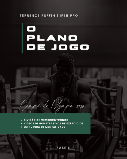 The Game Plan: Olympia Champ 2026 E-Book (Portuguese)
