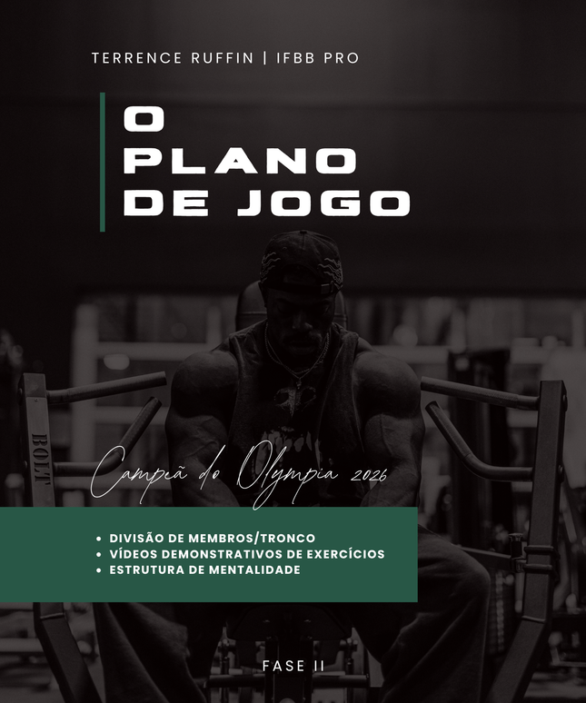 The Game Plan: Olympia Champ 2026 E-Book (Portuguese)